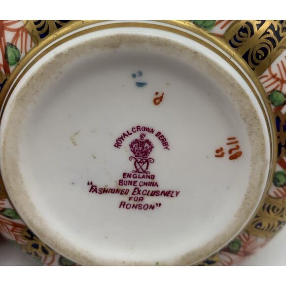 Royal Crown Derby Old Imari Cigarette Lighter Exclusive for Ronson Has Patina - Picture 4 of 9